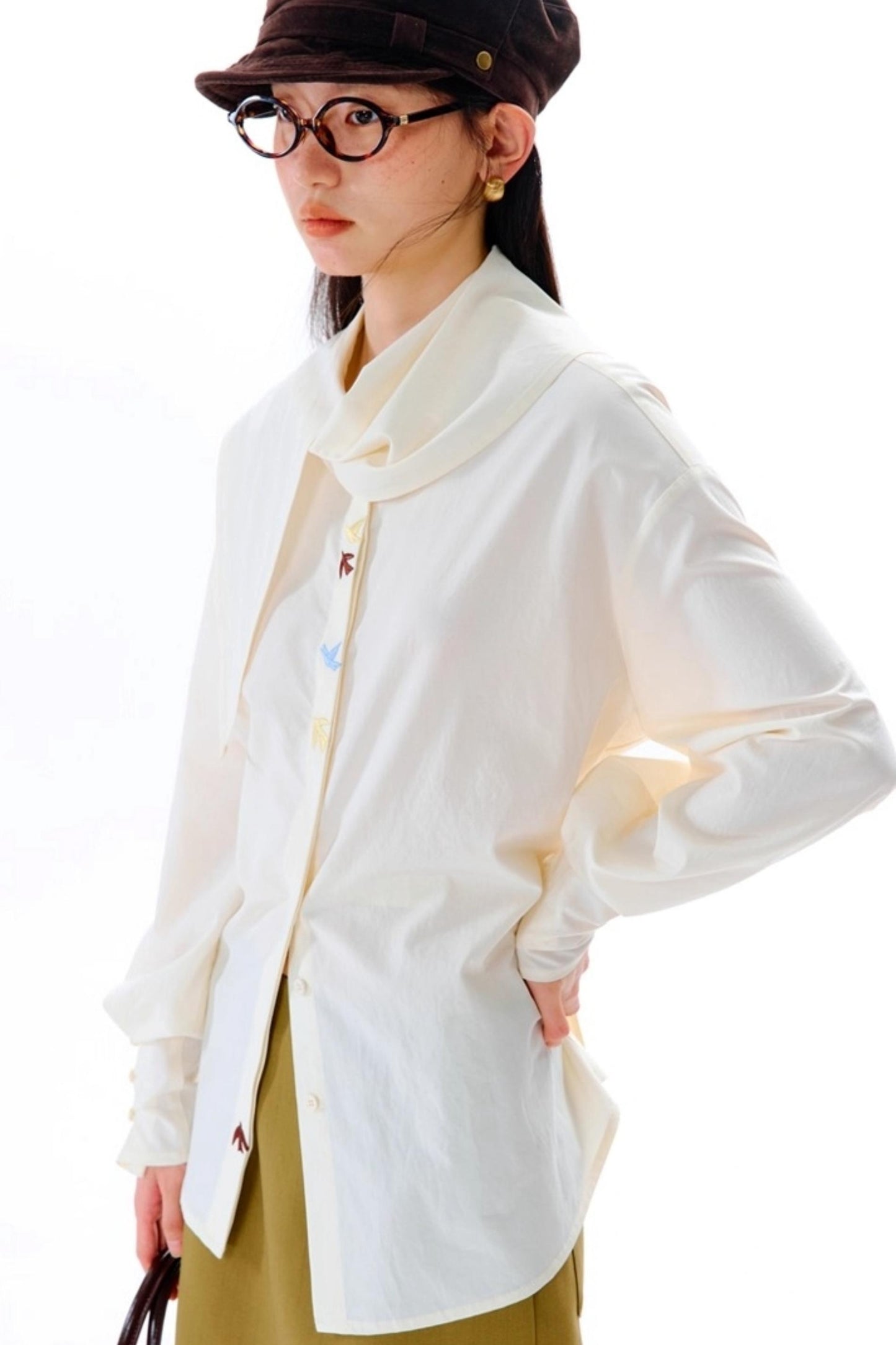 Little Bird Embroidered Shirt