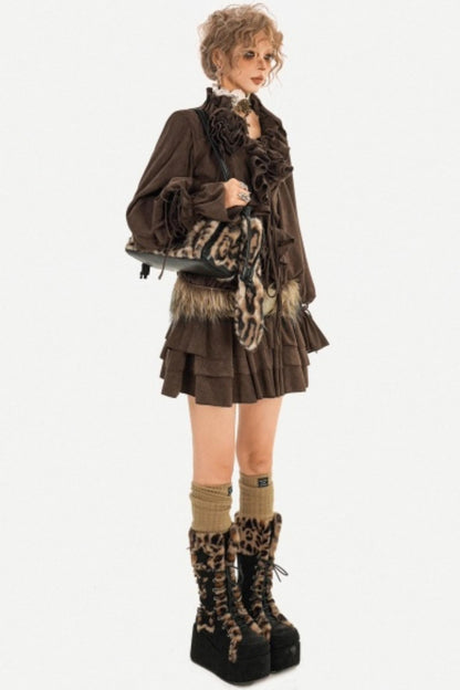 Baroque Pleated Shirt And Pants Set-Up