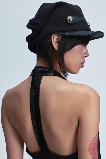 Retro Knitted Patchwork Hat