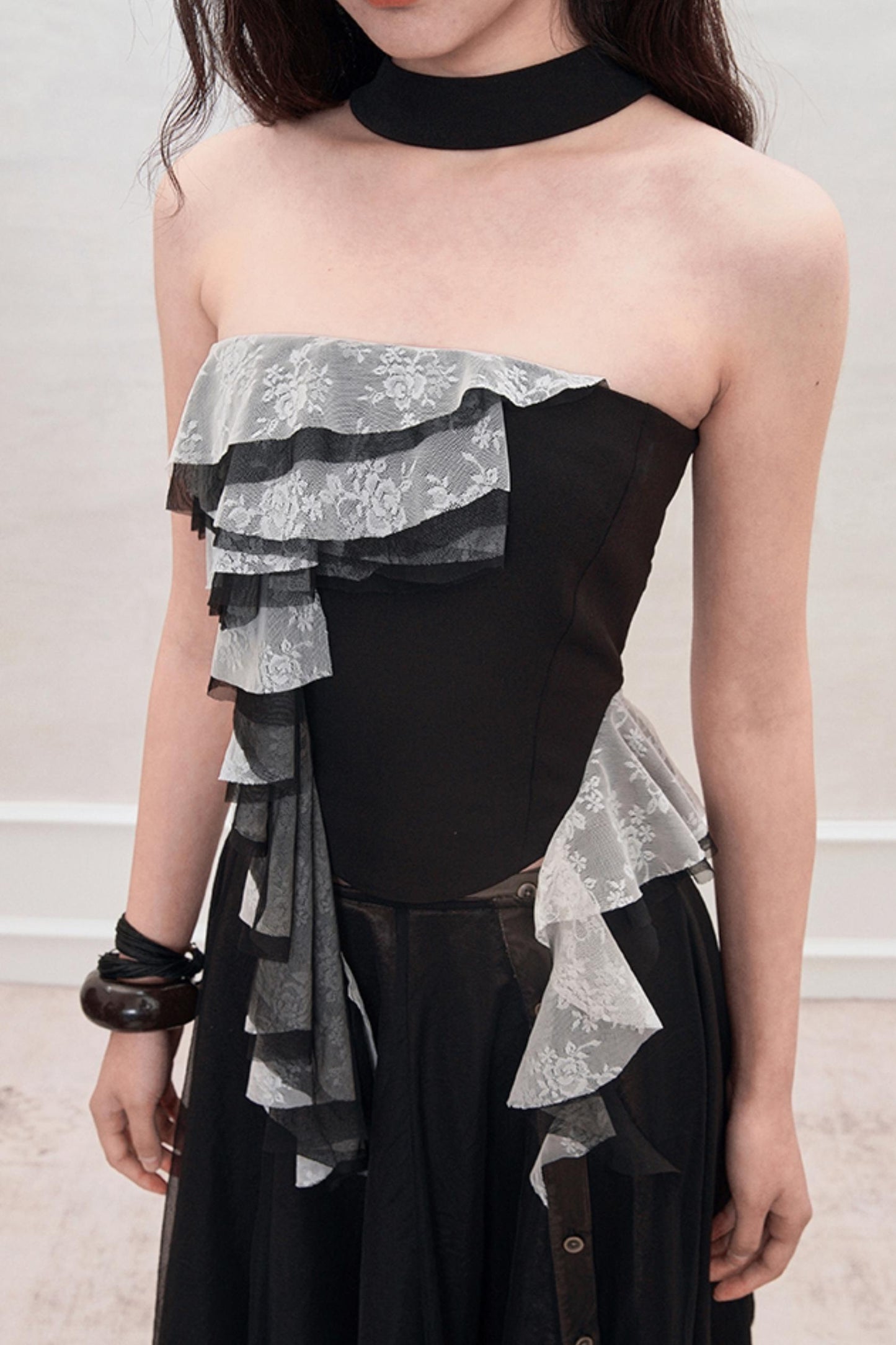 Classic Lace Halter Top