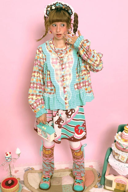 Vintage Lace Collar Shirt