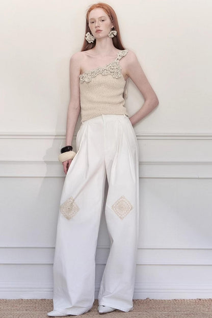 Garden Crochet Pants