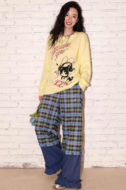 Kitten Note Knitted Sweater