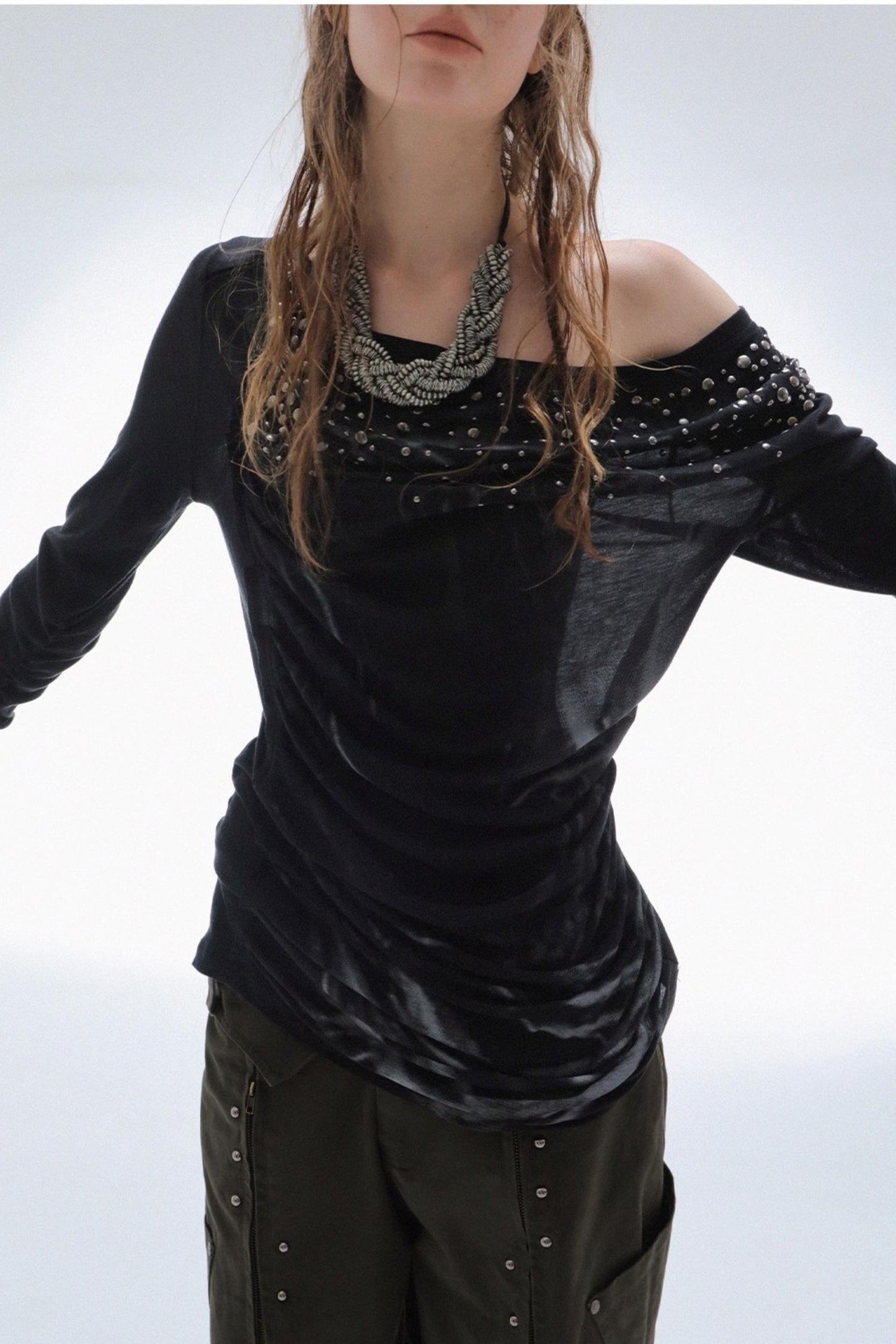 French Vintage Diamond Print Swing Top