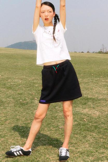 Light Gray Polka Dot Tee