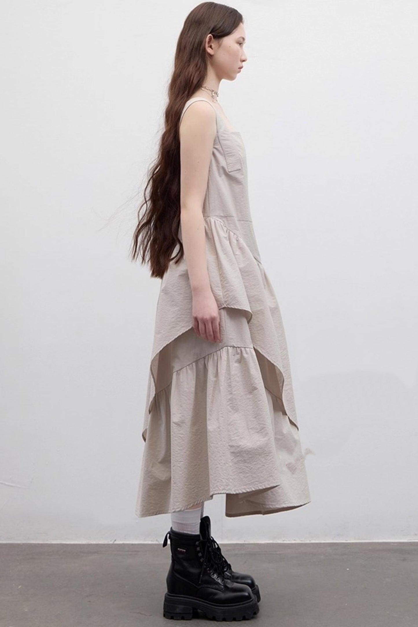 Purple Patchwork Dress