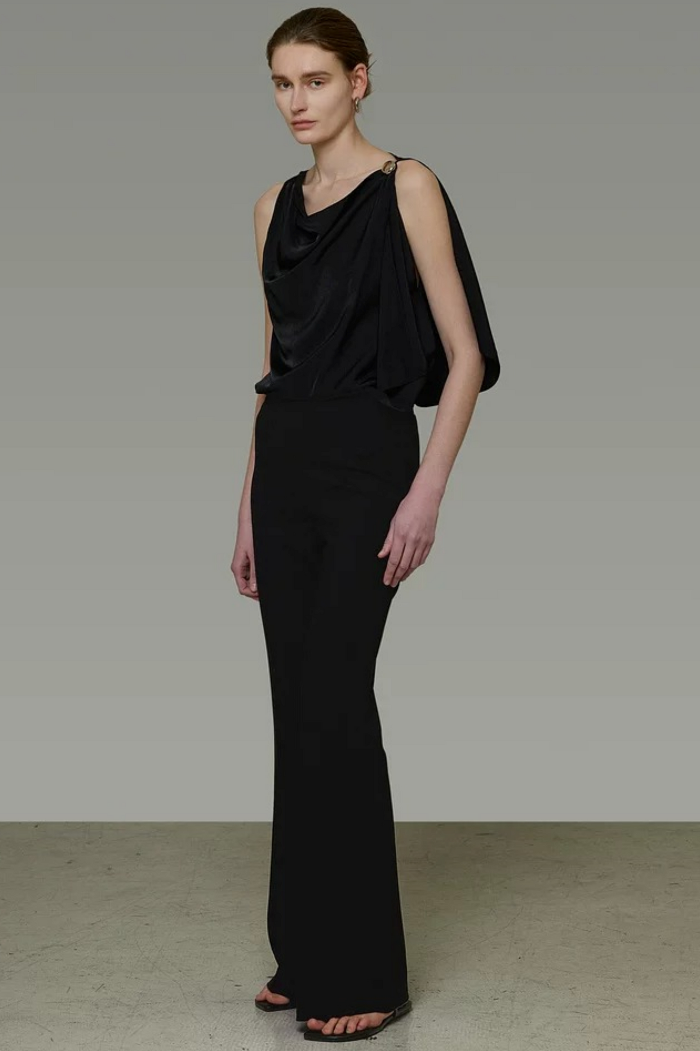Elegant Black Flared Pants