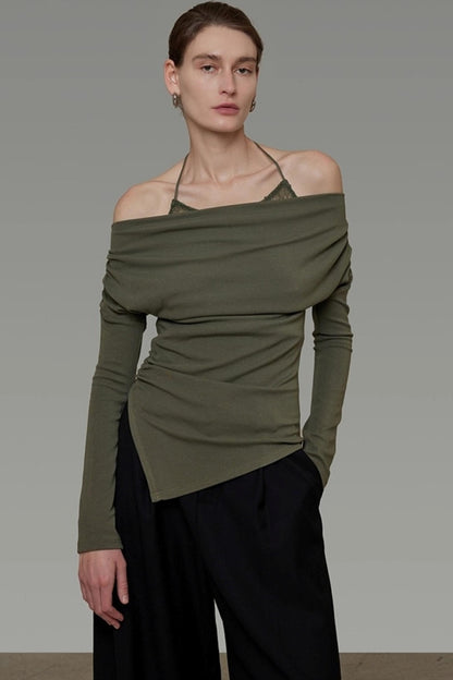 Autumn Knitted versatile high-end Top