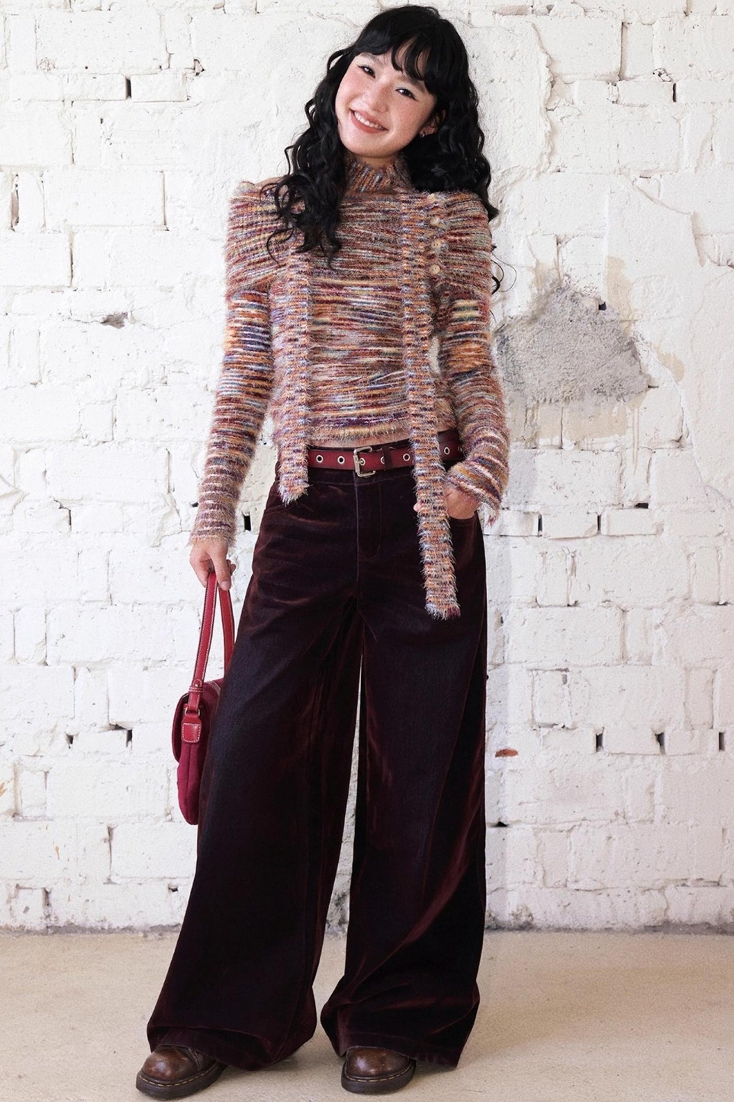 Flocked Light-Reflective Jeans