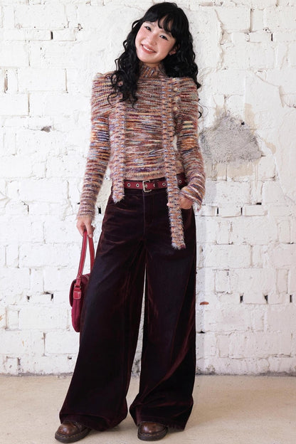 Flocked Light-Reflective Jeans