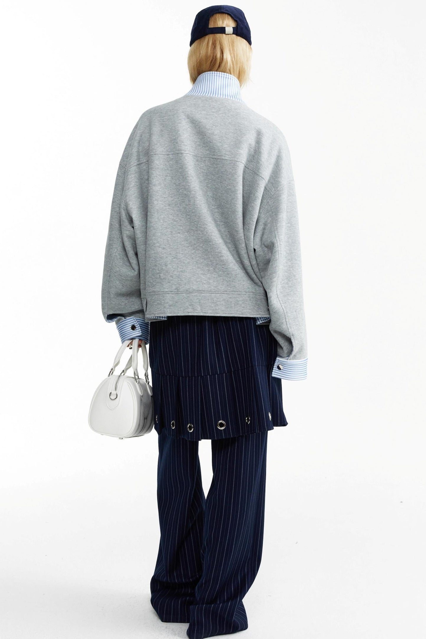 Rabbit Collar Sweatshirt Jacket