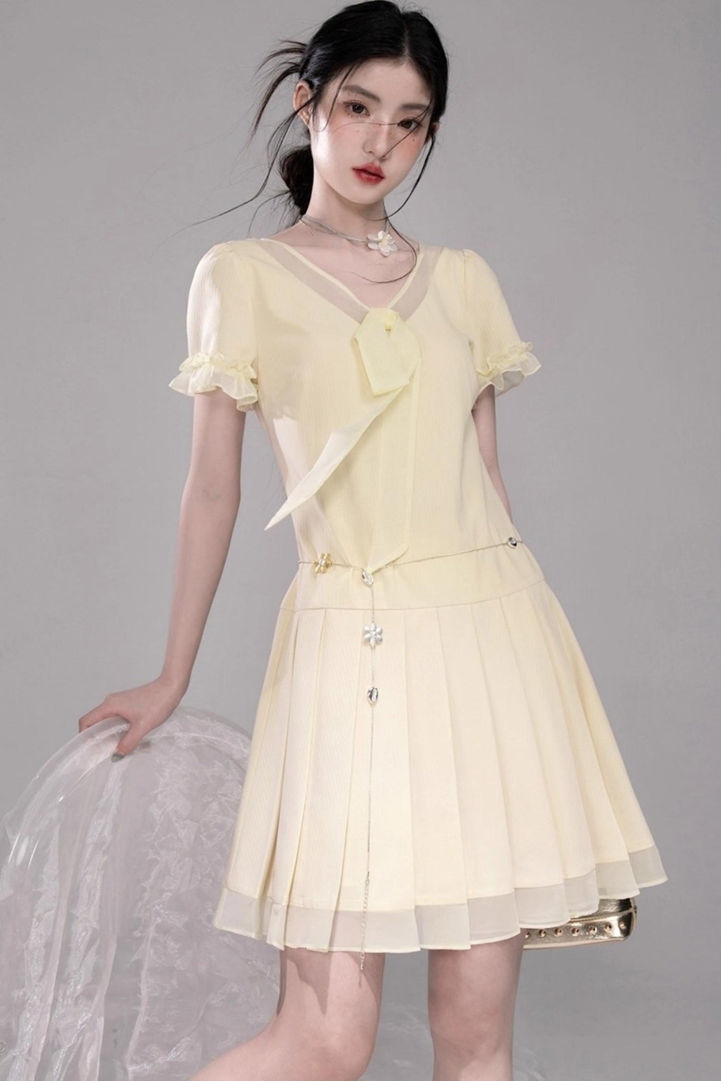 Sweet Character Patchwork Dress