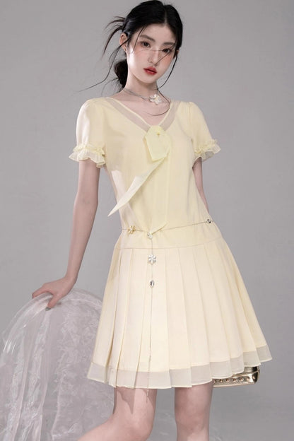 Sweet Character Patchwork Dress