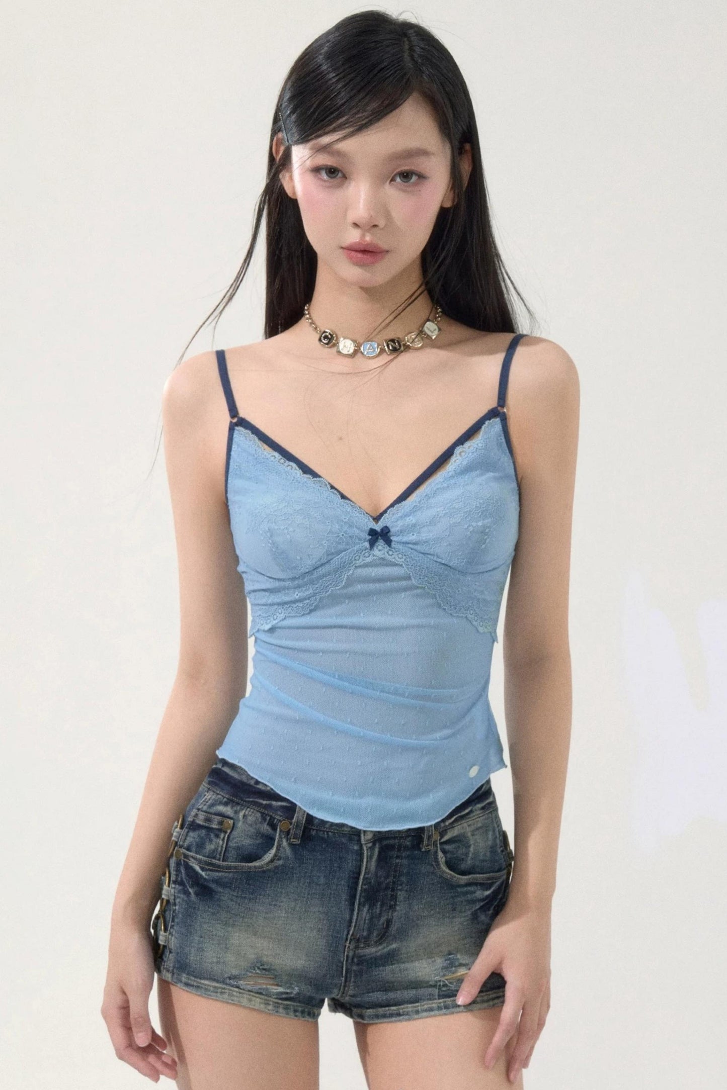 Vintage Distressed Denim Shorts