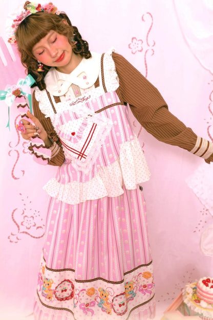 Sweet Pink Lace Vest