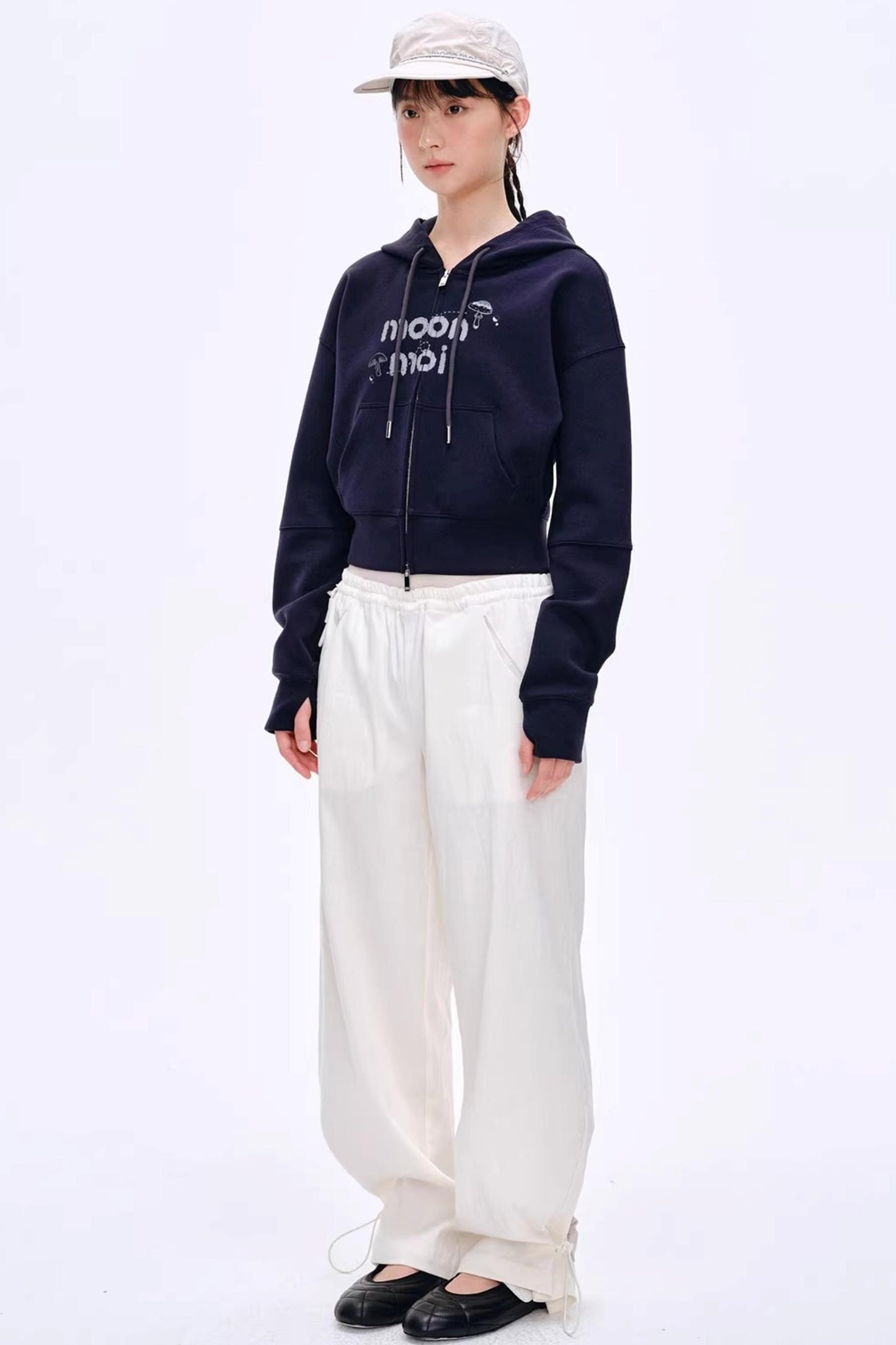 Lyocell Color-Block Pants