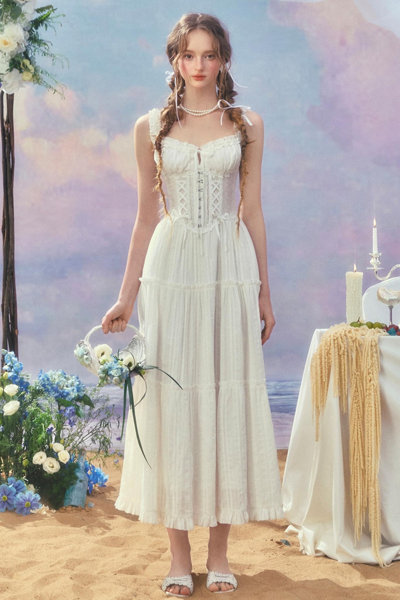 Romantic Halter Dress – BellaModa