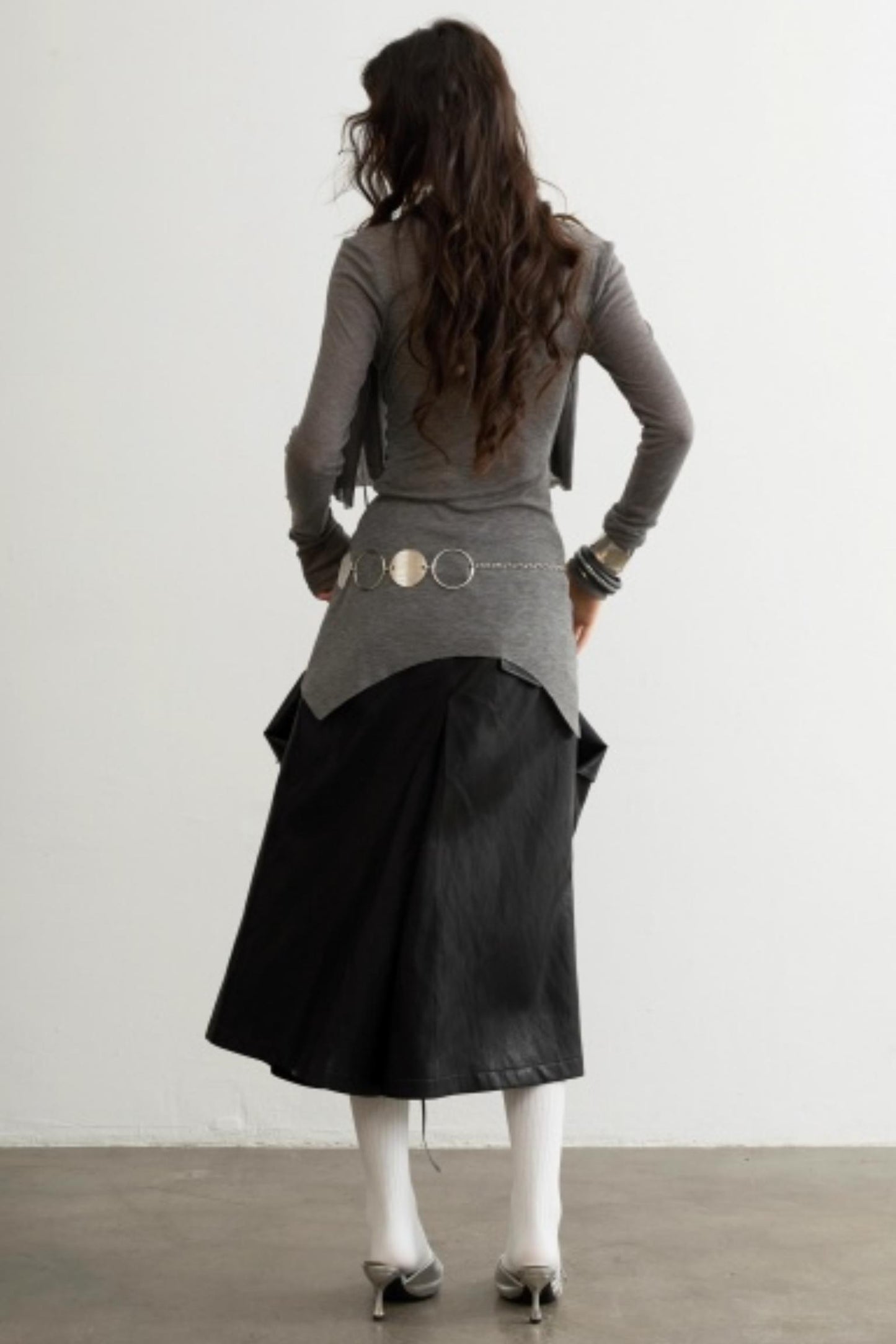 Classical Pleated Layered Top