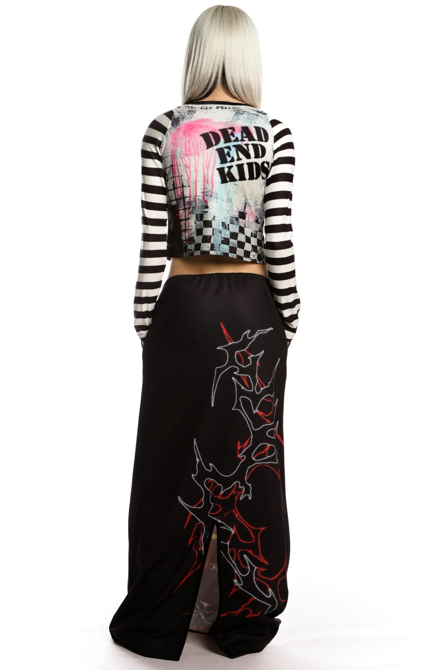 Punk Hot Girl Sweatshirt Skirt