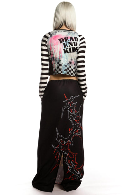 Punk Hot Girl Sweatshirt Skirt