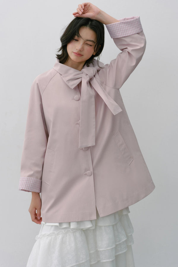 Sweet Bow Trench Coat