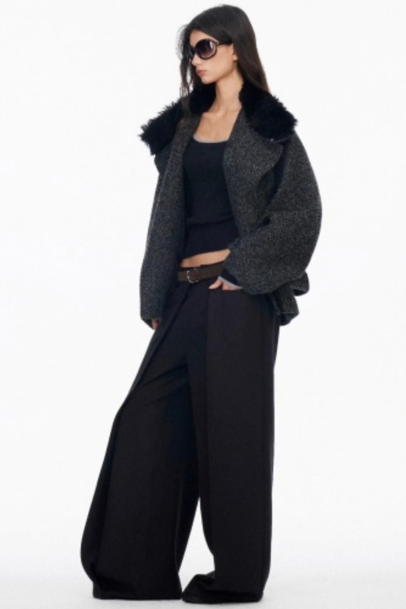 Luxury Pleated Draped Pants