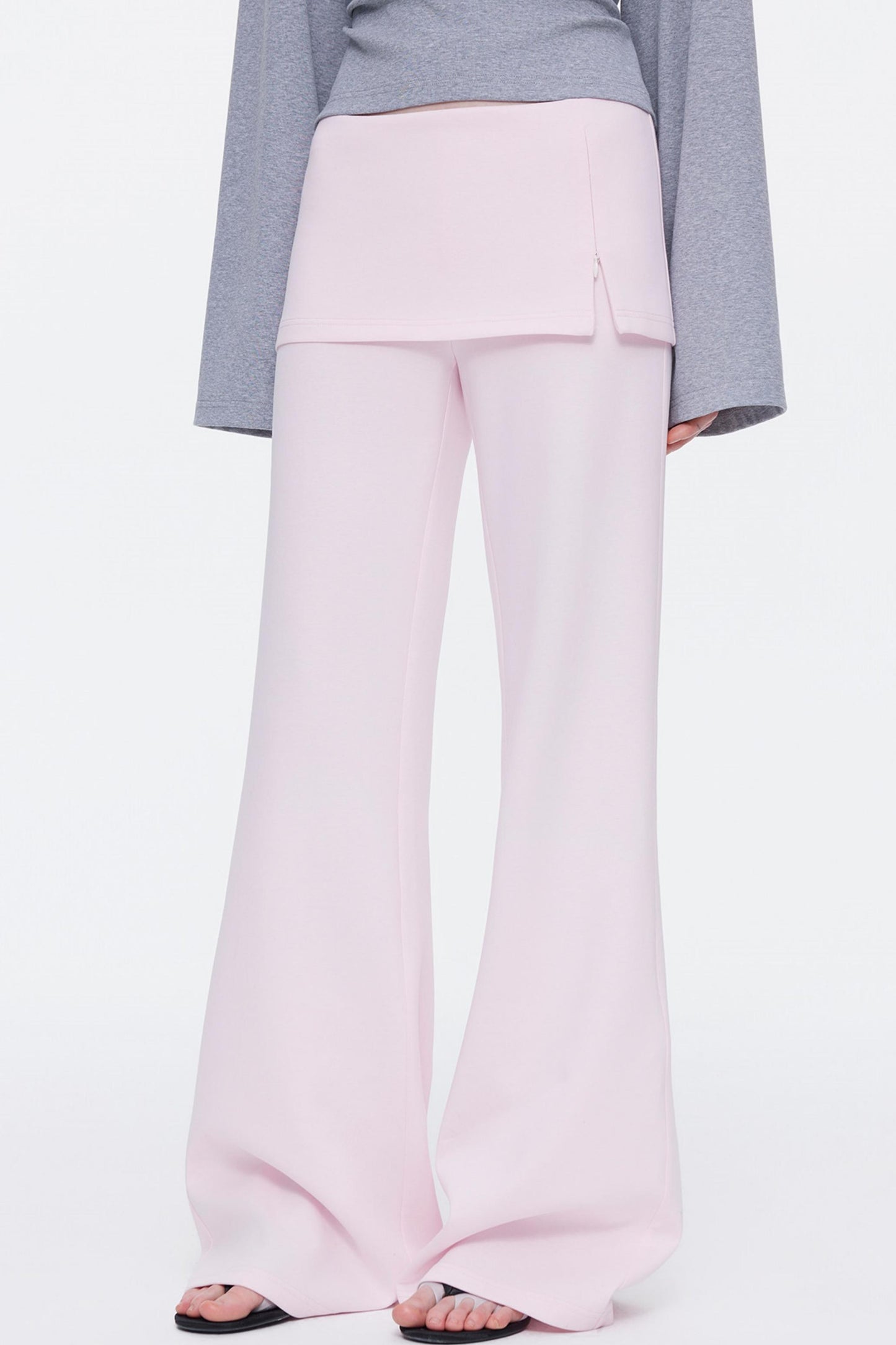Skin-Friendly Knit Skirt Pants