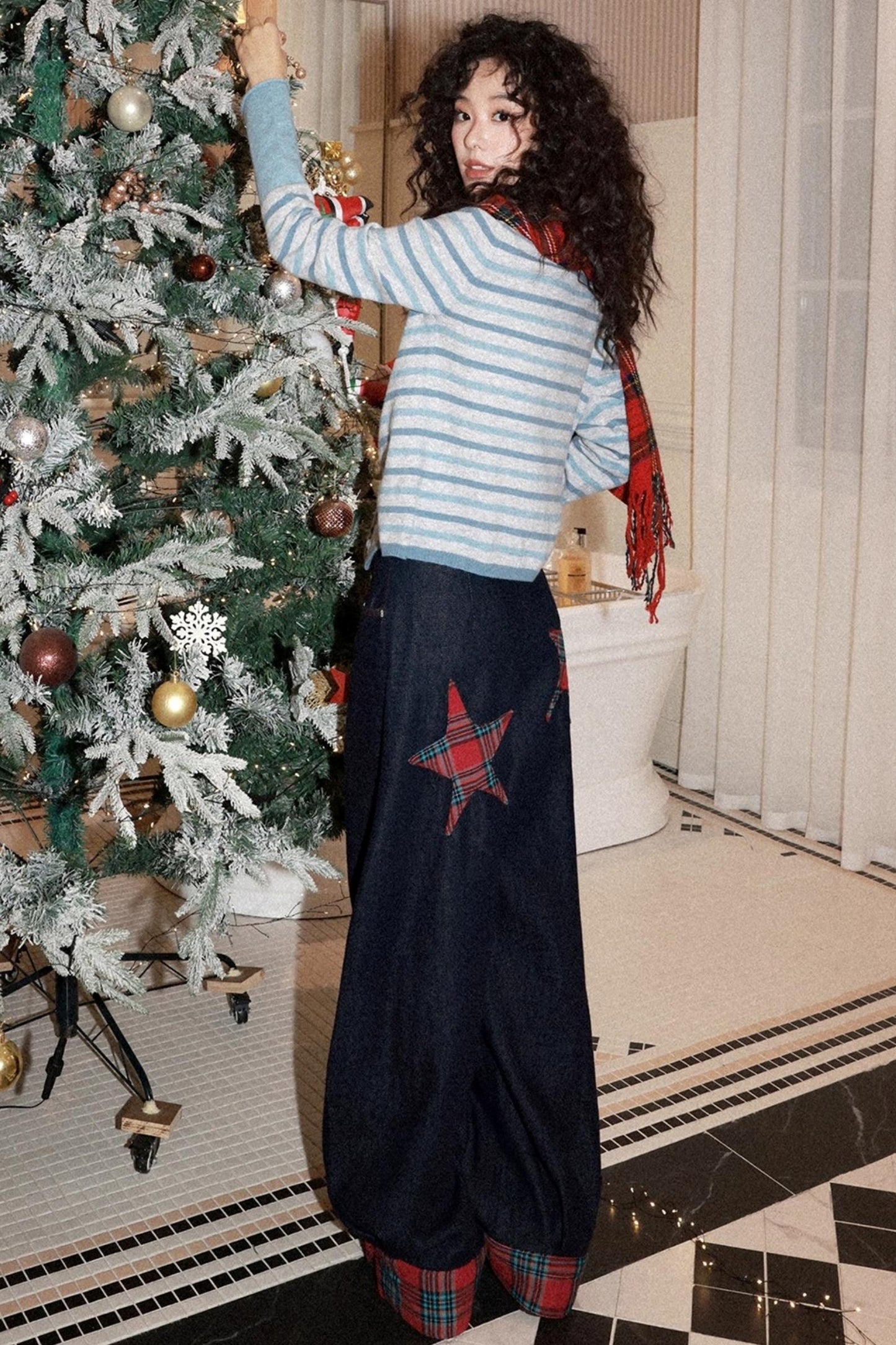 Candy Paper Wool Cardigan Set-Up