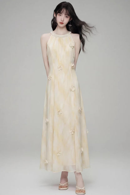 Three-Dimensional Floral Dress