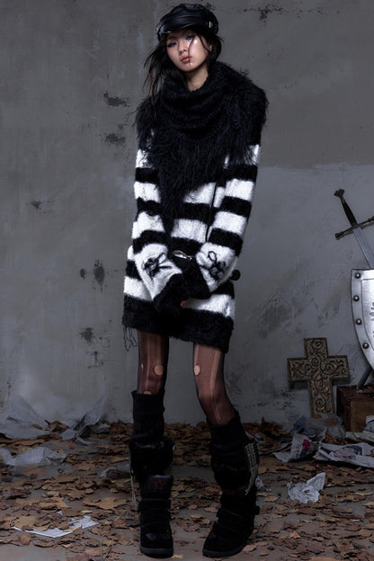 Vintage Fringe Triangle Scarf