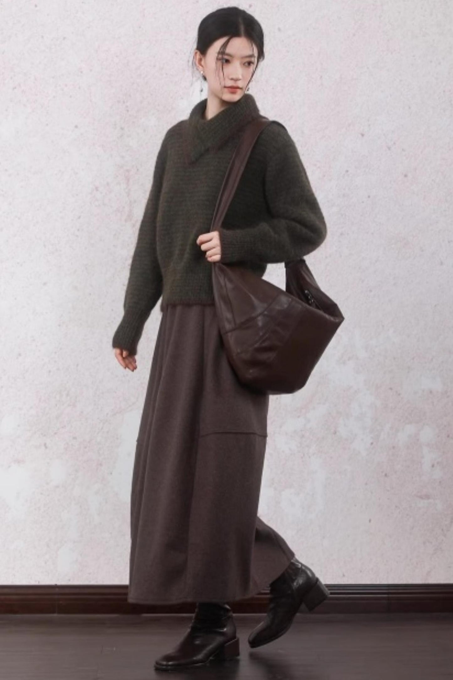 Ingko Vintage Lapel Sweater