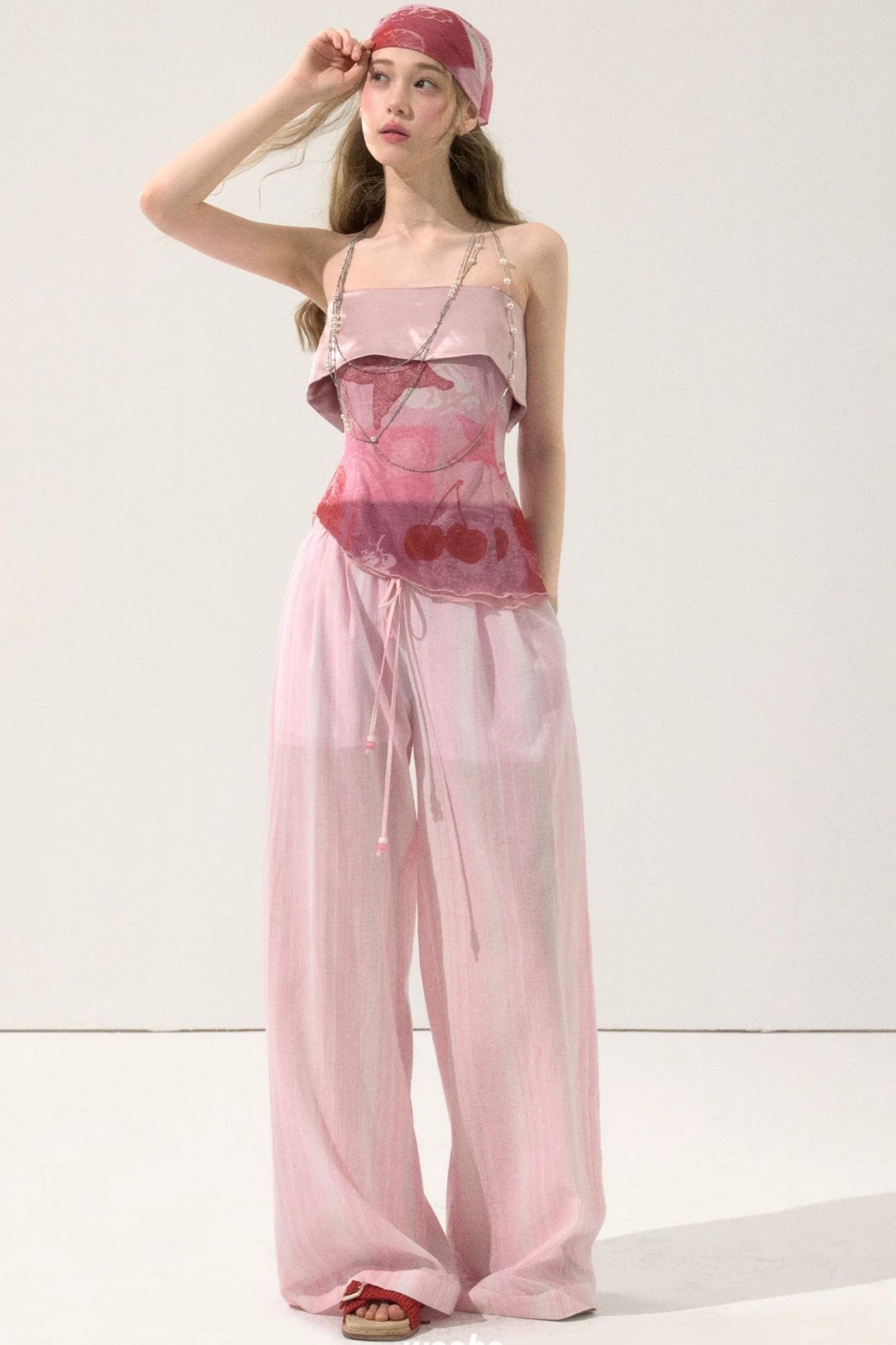 Sweet Pink Pinstripe Pants