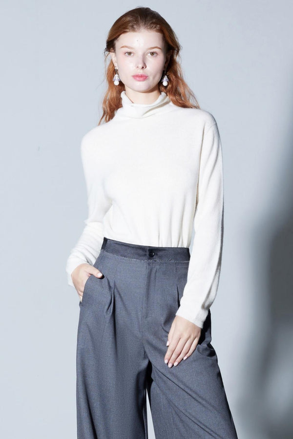 Sheep Wool High-Neck Base Layer Top
