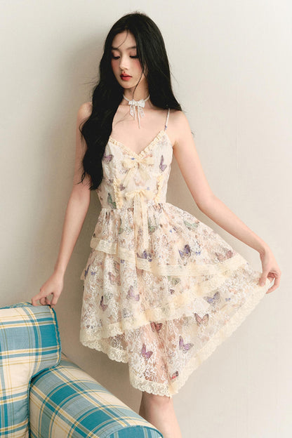 Berlin Girl Vintage Lace Halter Dress