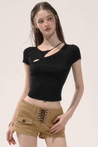 Hollow Knit Summer Top