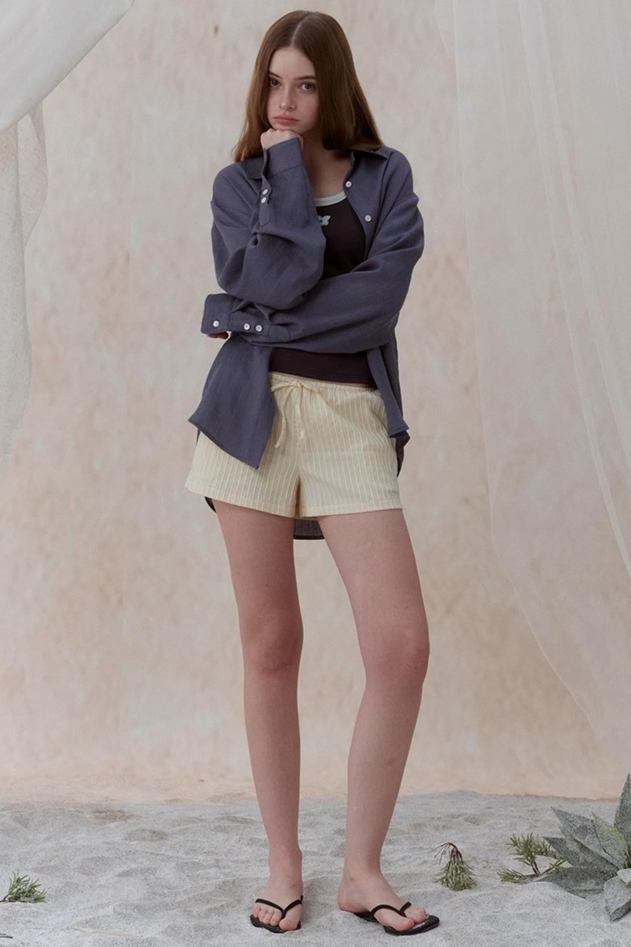 Comfort Striped Shorts