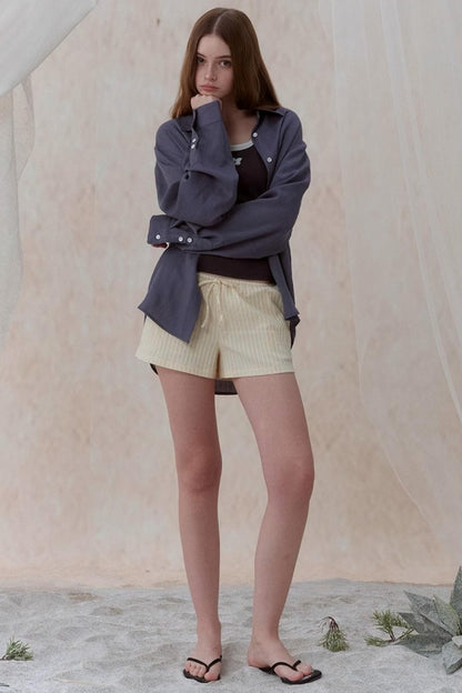 Comfort Striped Shorts