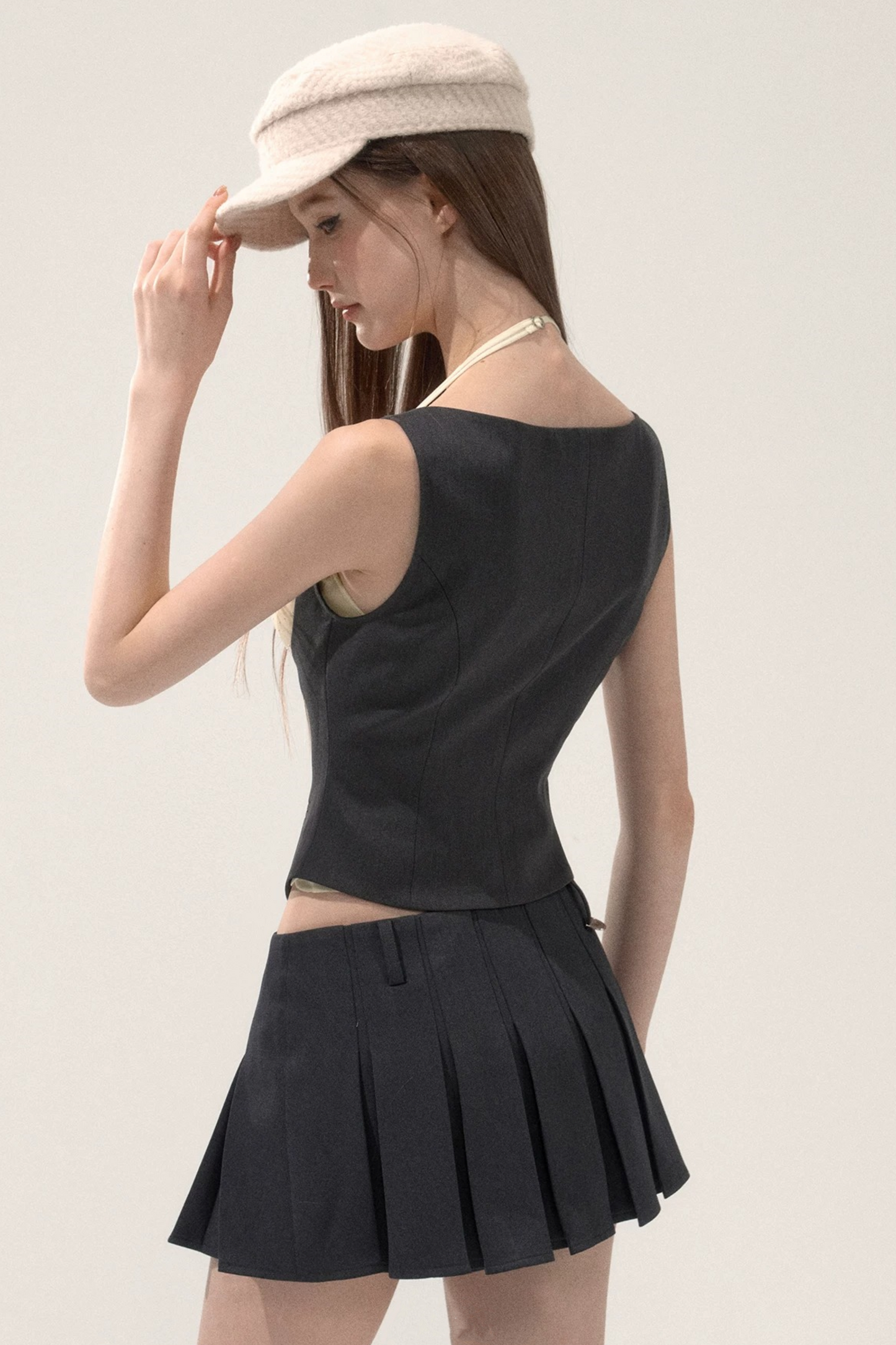 Slim Fit Blazer Vest