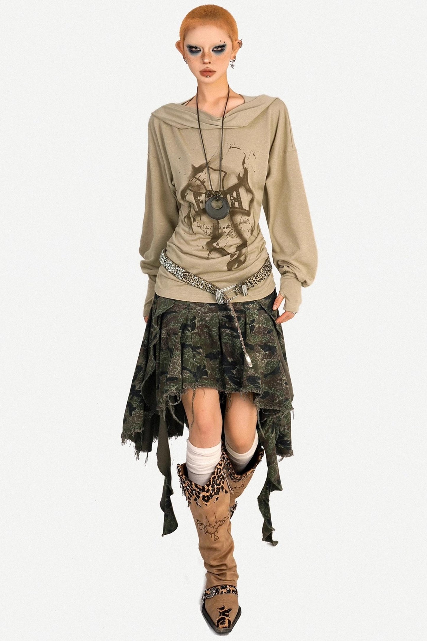 Autumn Hooded T-Shirt