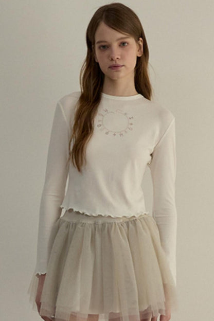 Star River Lace Sleeve Top