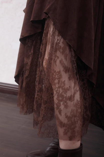 Layered Lace Paneled Sundress