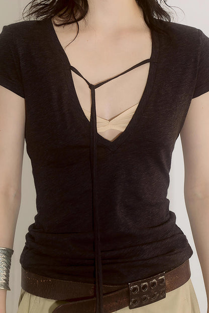 Lace Layered Bra Two-Piece Wear Top