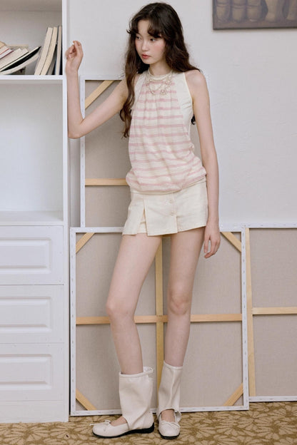 Apricot Vine Culottes Skirt