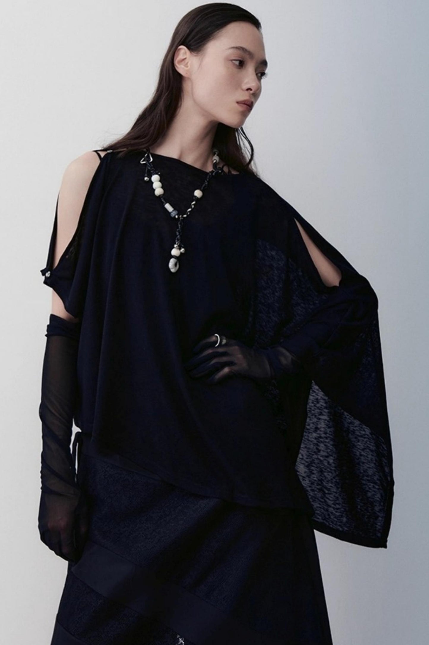 Unique Heart Beaded Glass Necklace