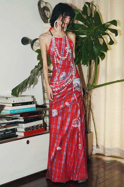 Pearl Backless Dress