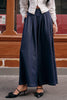 Jeansblau - Hose (seitlicher Reißverschluss)