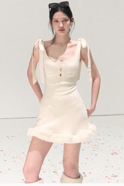 Snowfall Lace Knit Dress