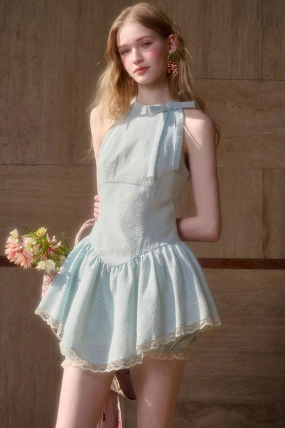 Sea Salt Blue Dress Set