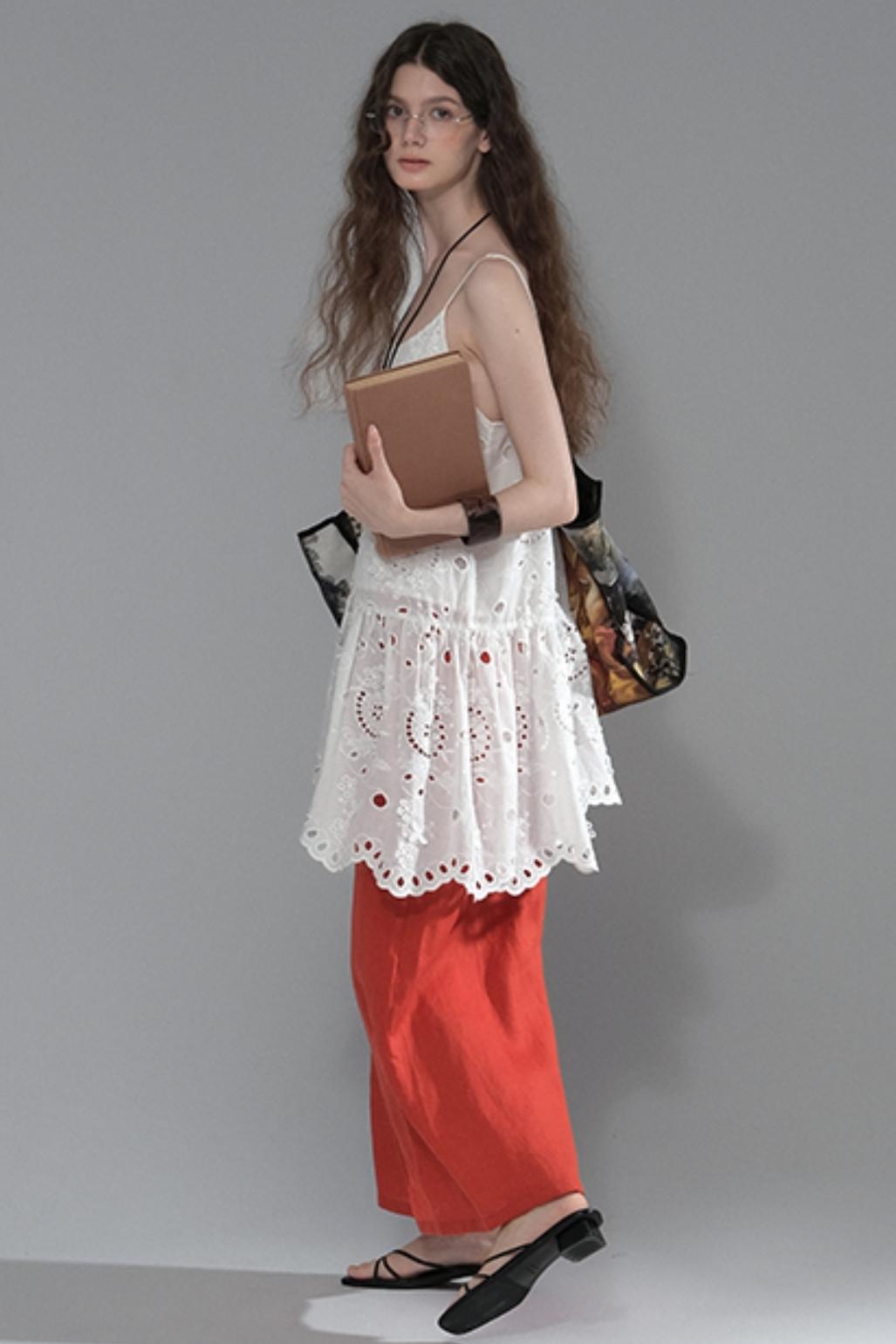 High Saturation Linen Skirt