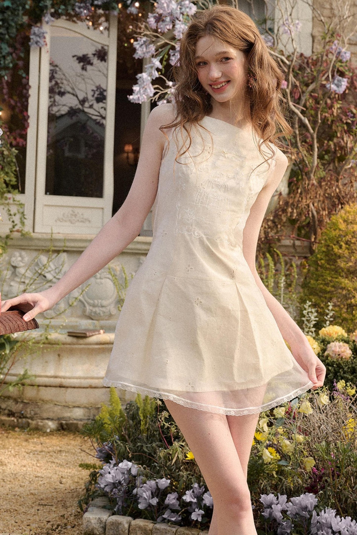 Galaxy Sky Island Embroidered Dress